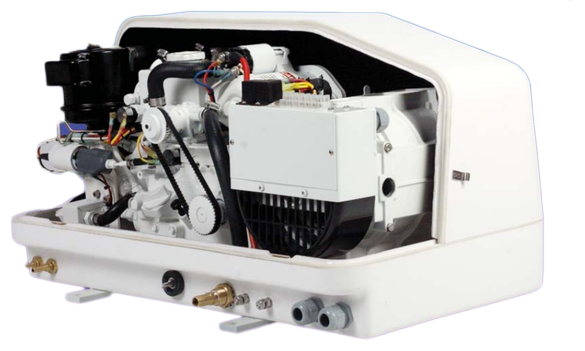 Next Gen 3.5 kW Marine Diesel Generator, 2800 RPM w/ Sound Shield Next Gen 3.5 kW Marine Diesel Generator